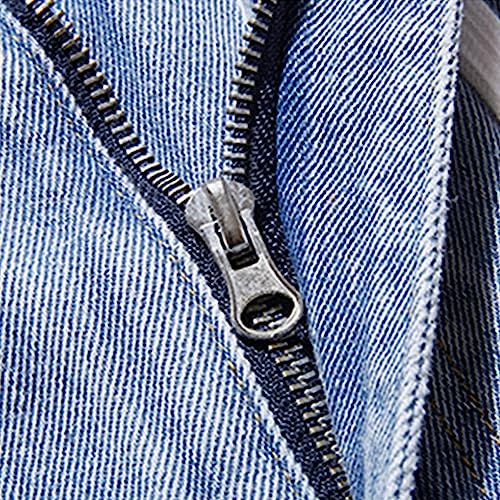 JEsilunmaMY Shorts de mezclilla rasgados para hombre miniatura 4