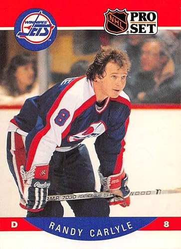 1990-91 Pro Set #325 Randy Carlyle Winnipeg Jets Official NHL Hockey Trading Card in Raw (NM or Better) Condition