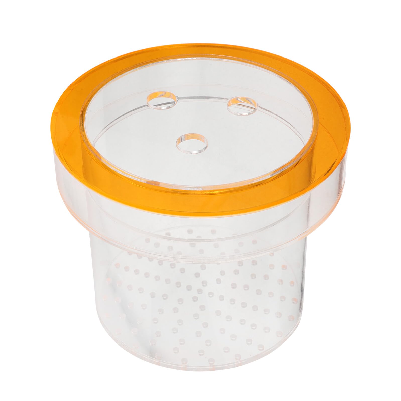 Boîte d'élevage acrylique orange 150mm WOONEKY pour la séparation d'aquarium