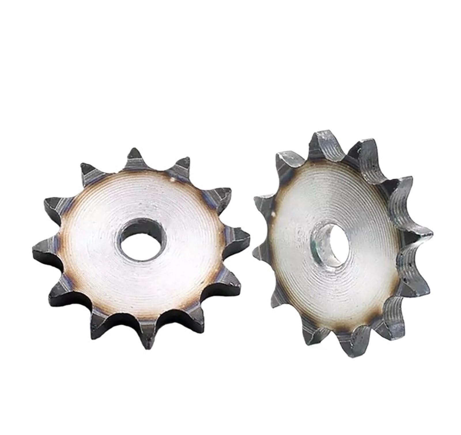 Piñón, engranaje recto, de motor alta precisión, 1 piñón cadena plana 08B, 26-41 dientes, paso acero A3, 12,7 mm, accionamiento industrial (32 dientes)(26 Teeth)