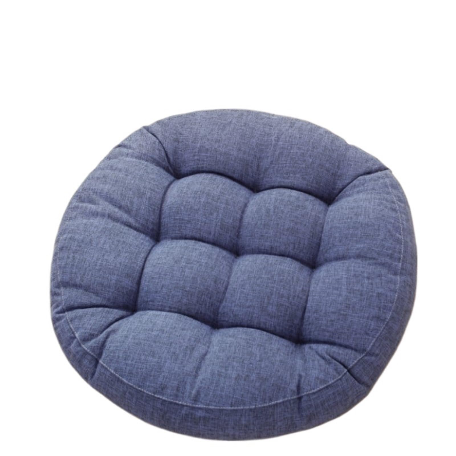 GHHZML Garden Chair Cushion Red Christmas Large Floor Seat Cushion Thickened Tatami Chair Pillow Pad(Color 1,Round 55cm)
