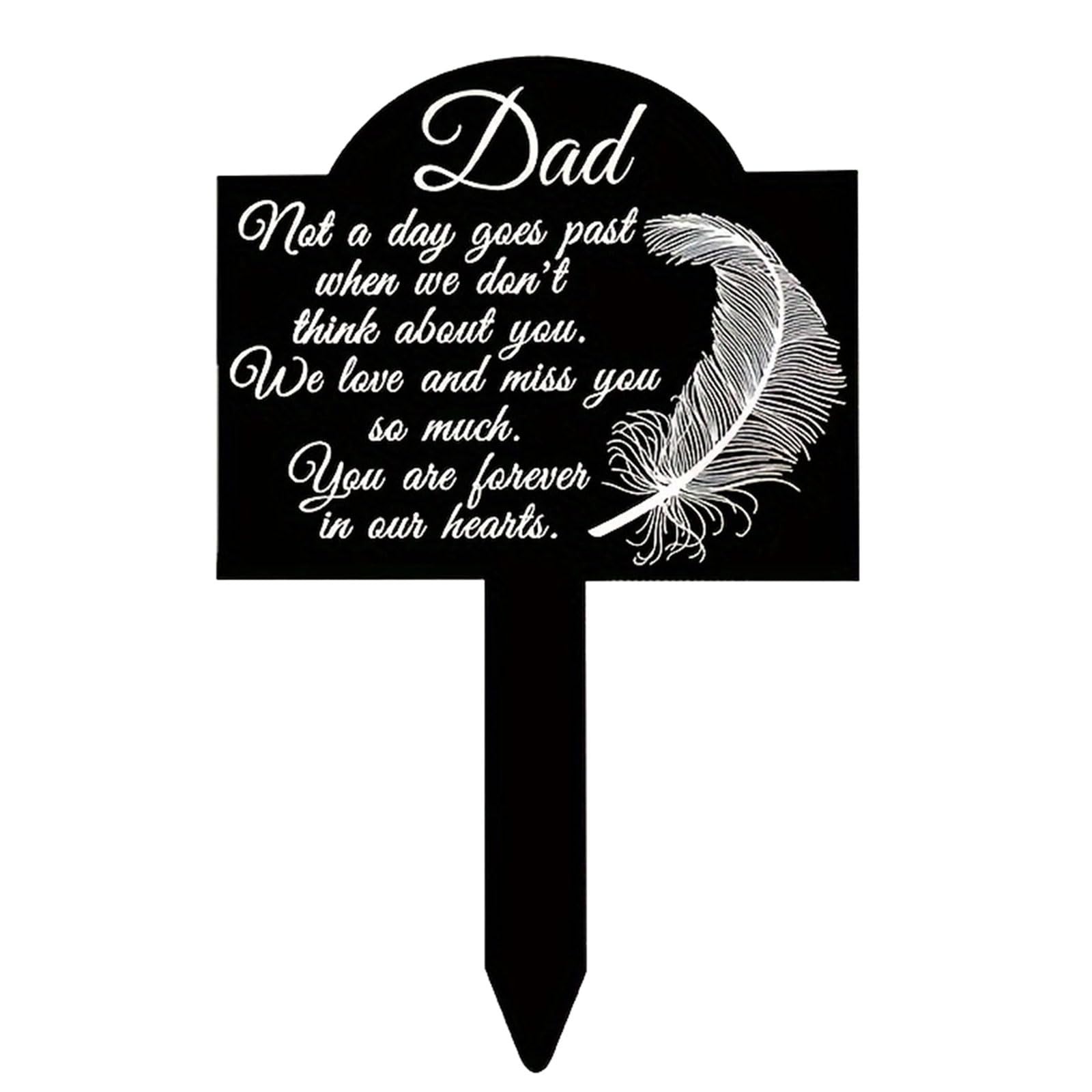 Cemetery Mom Dad Memorial Grave Stake Cemetery Graveside Sign for Home and Garden Decoration Grave Sign Dog Tombstone