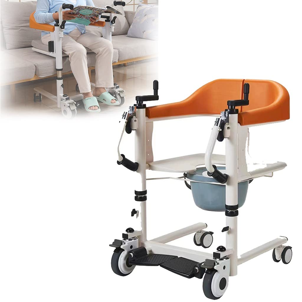 Elevador De Silla De Ruedas, Gruas para Personas Mayores, Baño Sillas De Ruedas, Altura Ajustable Silla De Ruedas De Transferencia para Ancianos Paralíticos