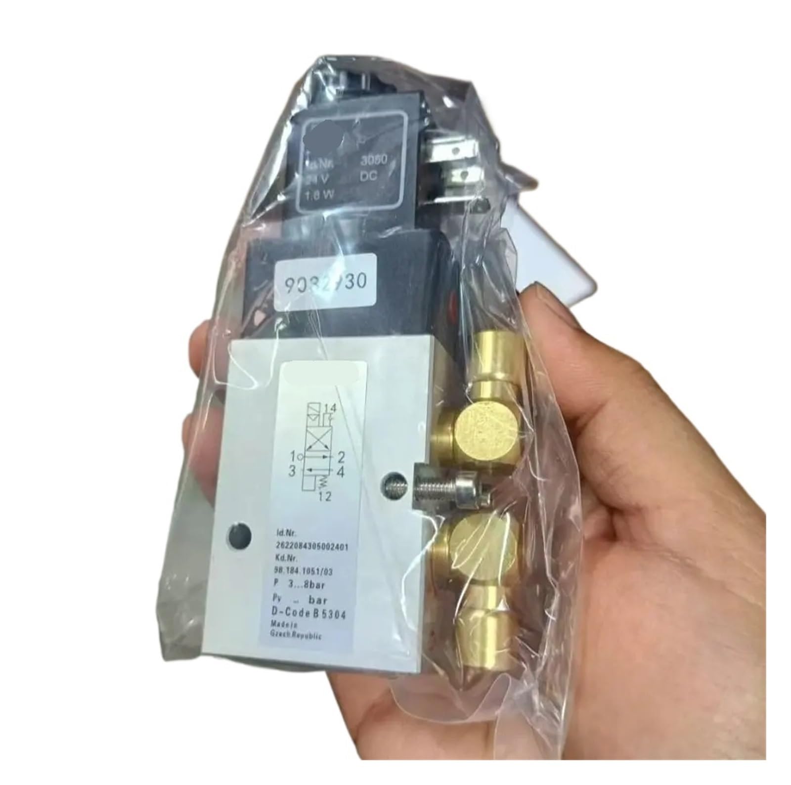 JJKKOZVQF 98.184.1051 6mm Hole Copper head SM102 CD102 Solenoid Valve 98.184.1051