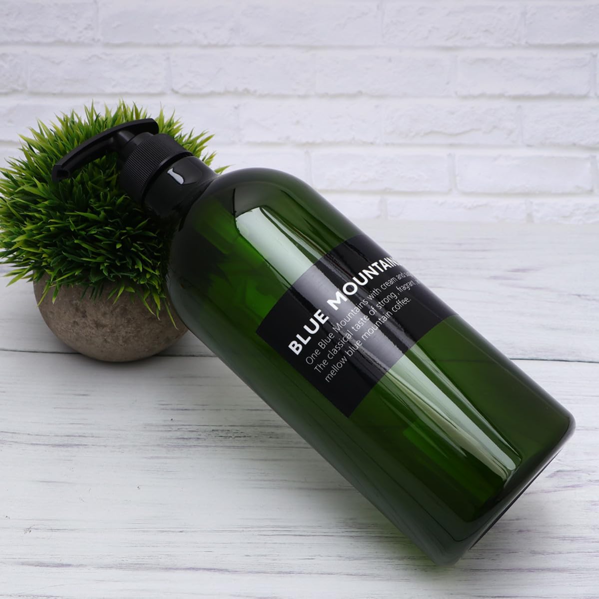 VALICLUD 4 Piezas Botella de Champú Bomba 1000ml de Plástico Verde