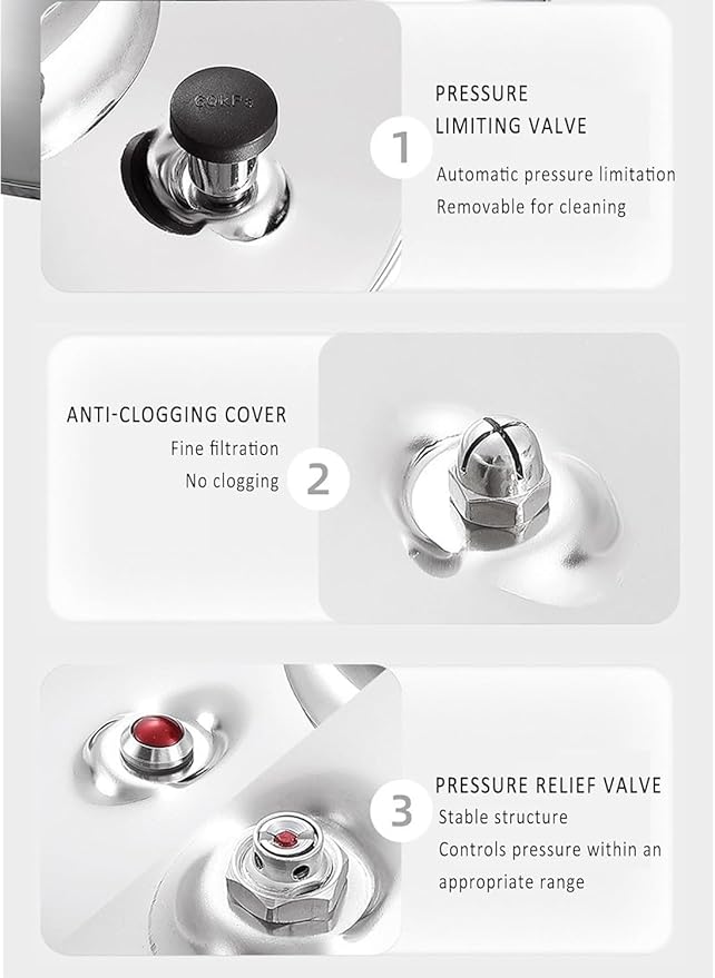 Olla a Presión Acero Inoxidable 40L YUSIWOAL miniatura 6