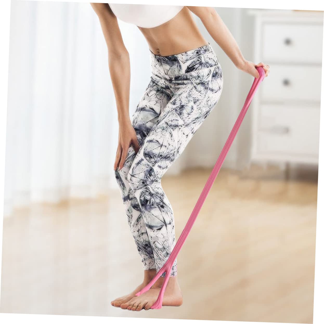 TOYANDONA Banda Elástica de para Entrenamiento de Cuerda de Resistencia para Ejercicio Casa Oficina y Gimnasio para Pérdida de y Tonificación