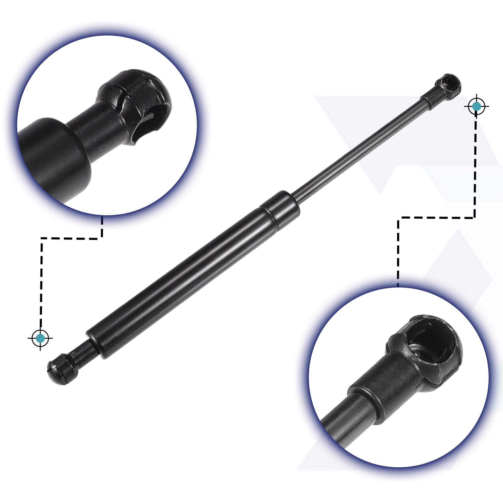 QUARKZMAN Supports Capot Avant Pour Mercedes-Benz Sprinter 18-23 2 Pièces