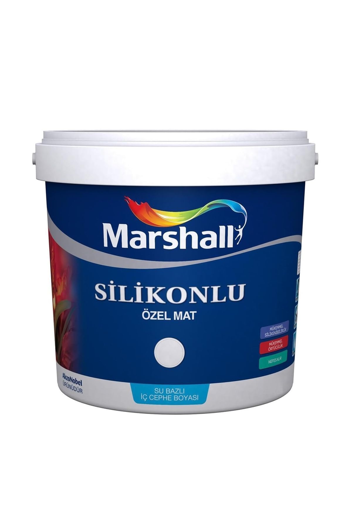 Marshall Silikonlu Özelmat Iç Cephe Boyası Beyaz 2.5 Lt.