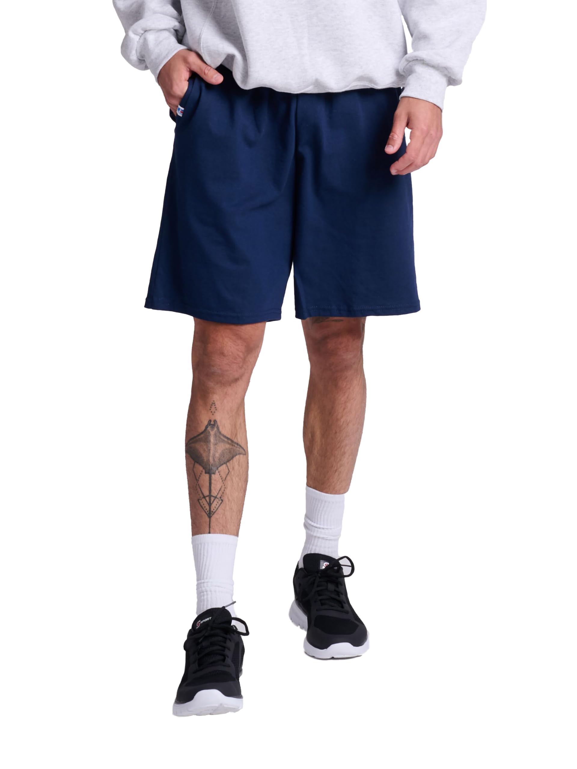 Russell Athletic Men's Premium Ringspun Cotton Short with Pockets