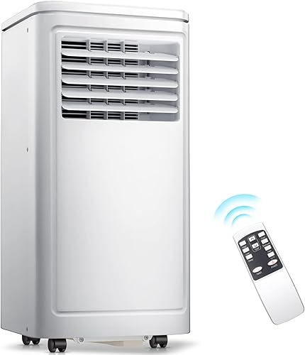 Antarctic Star Ventilador de aire acondicionado portátil de 8500 BTU (ASHRAE) con control remoto, aire acondicionado portátil de hasta 300 pies