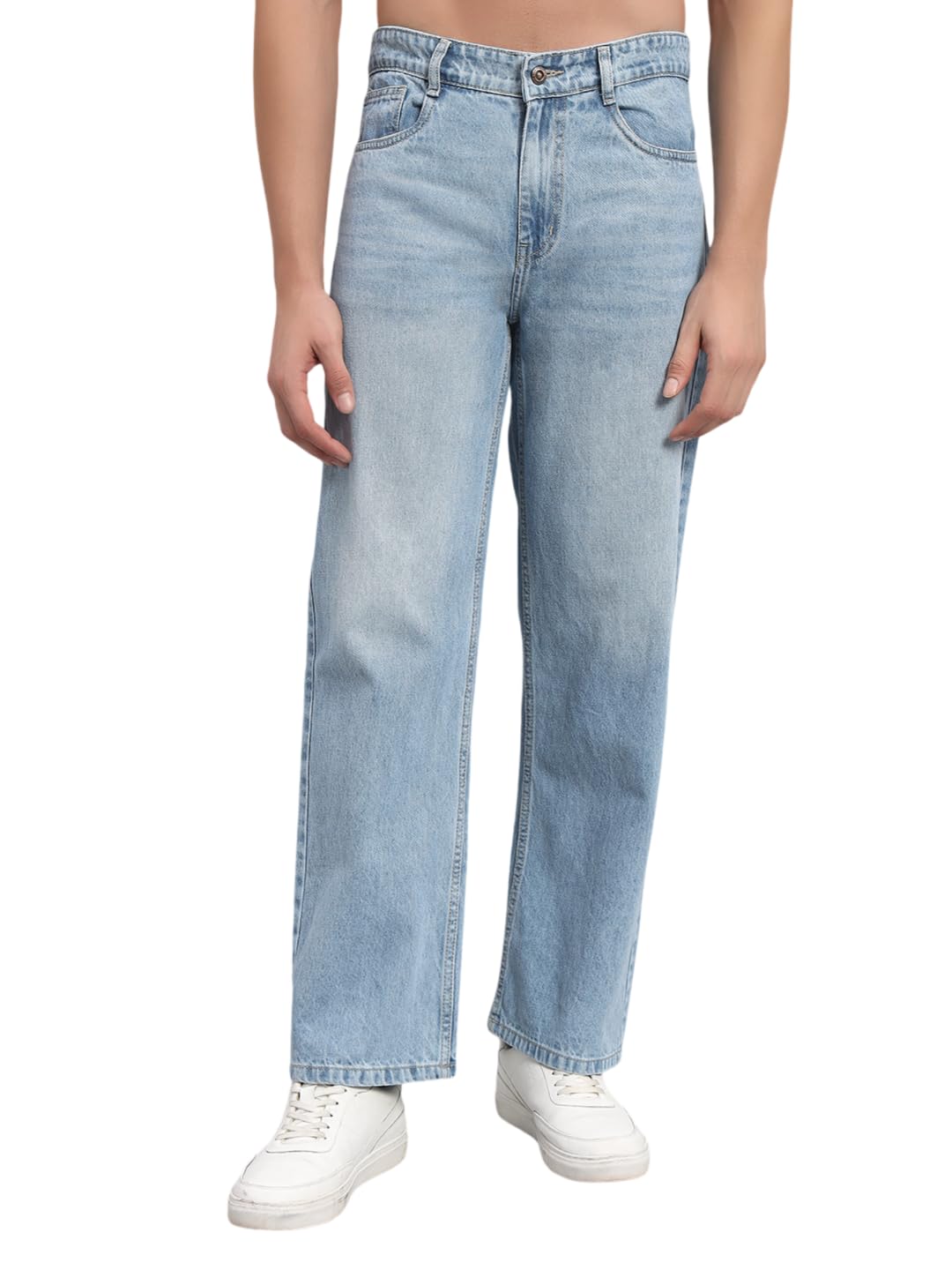 steple denims Mens Jeans Cotton Blend Mid Rise Solid Denim Regular & Loose Fit Jean Pant, Straight Jeans for Men & Jince Denim for Men-picture-20