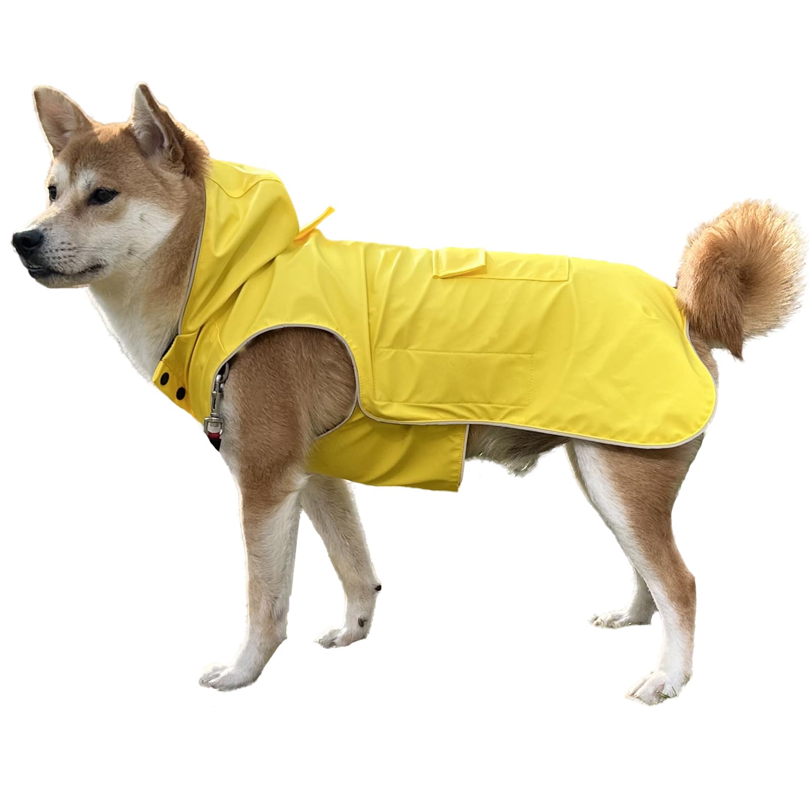 Not Stiffen Dog Raincoat Reflective, Adjustable, Easy Wear, from 2XSmall, 5XLarge Dogs