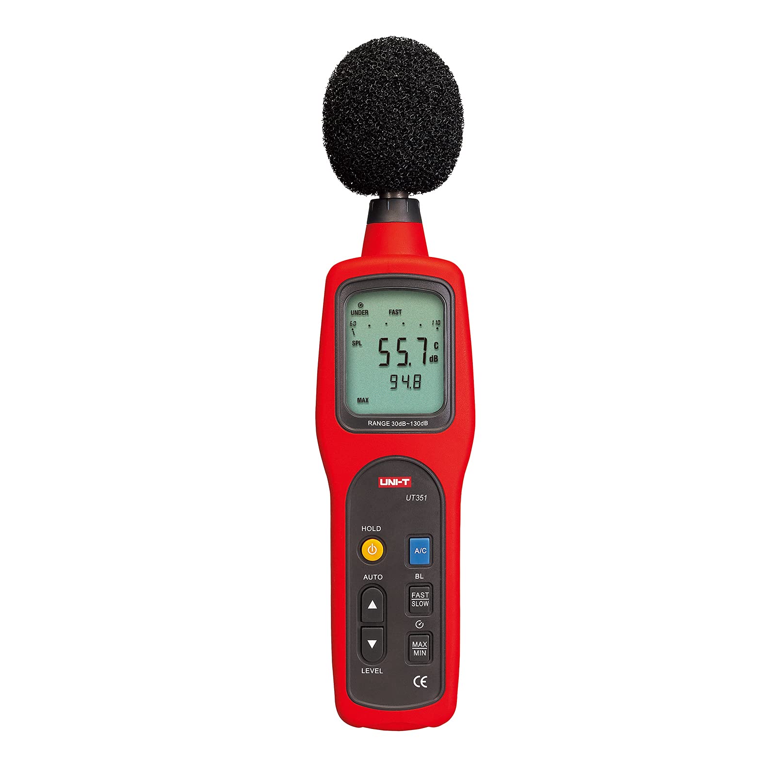Buy UNIT UT351 Decibel Meter, Digital Sound Level Meter SPL Meter with 31.5Hz8,000Hz A and C