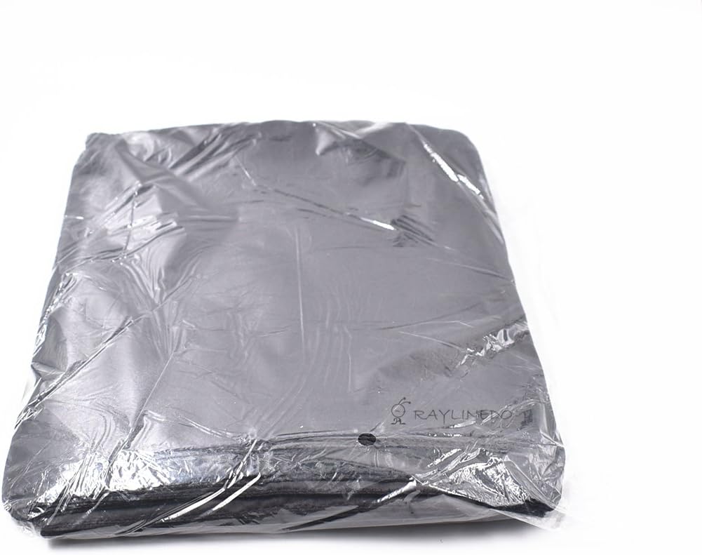 RayLineDo® Pack of 10 12'' X 108'' Satin Table Runners for Wedding Party Banquet Table Party Bridal Decoration in Black