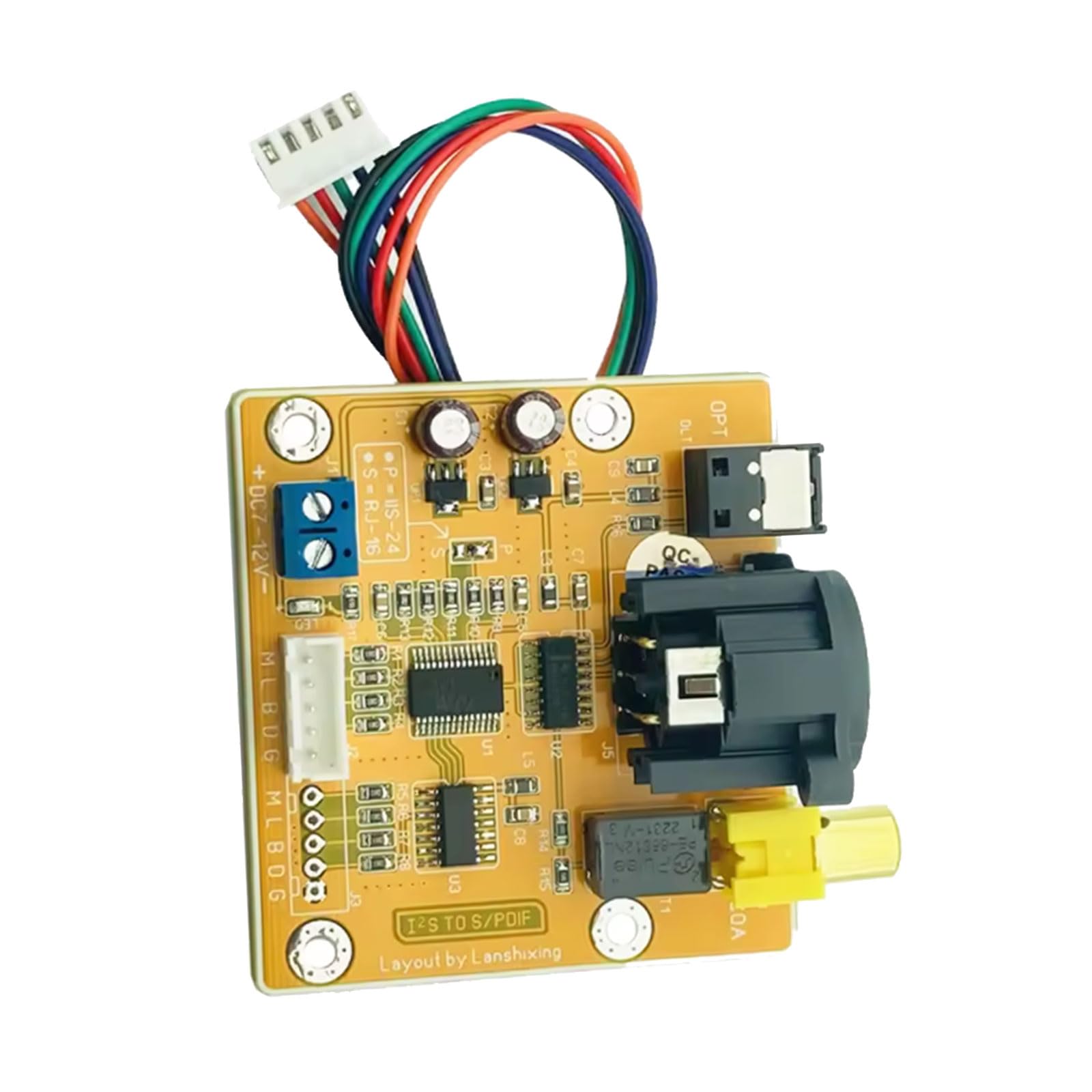 GY 770 Interfacce audio digitali di formato multiplo con fibre ottiche coassiali e segnali bilanciati uscite a bordo impostazione PCB audio