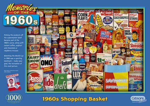 Gibsons puzzle - 1960's Shopping Basket 1000 pieces