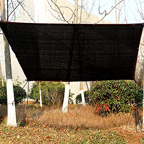 kufu01 Breathable Sunblock Shade Cloth,18-Pin Shade Mesh Tarp,Shading Rate 90%,Heavy Duty Tear Resistant Shade Netting with Grommets,Sun Shade Sail for Courtyard Garden Cart Roof (5x10m/16x33ft)