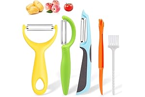 5PCS Stainless Steel Vegetable Peeler Set: Make Peeling Simple and Swift