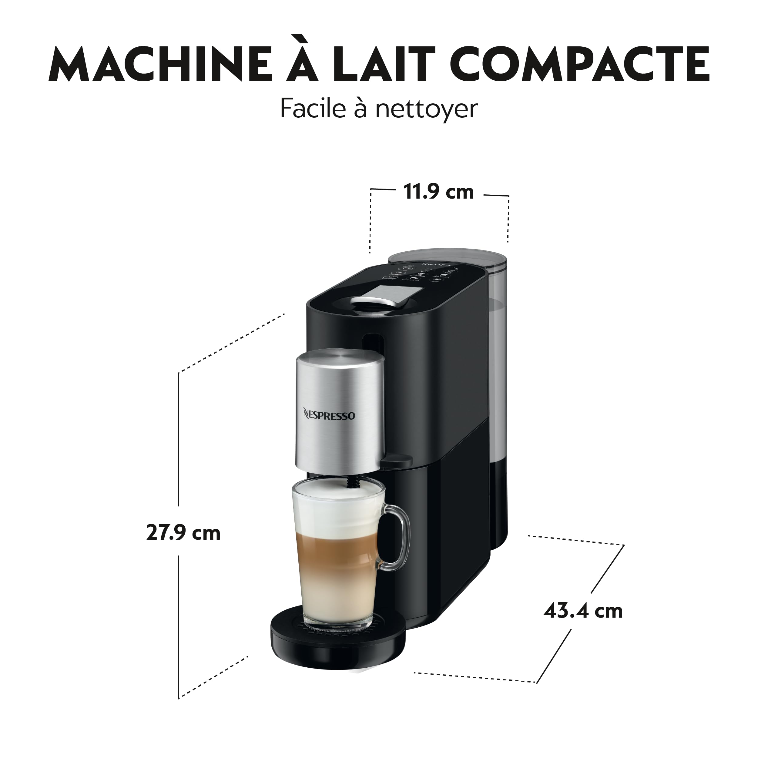 Krups Nespresso Atelier XN8908 Coffee Machine with Milk Foam