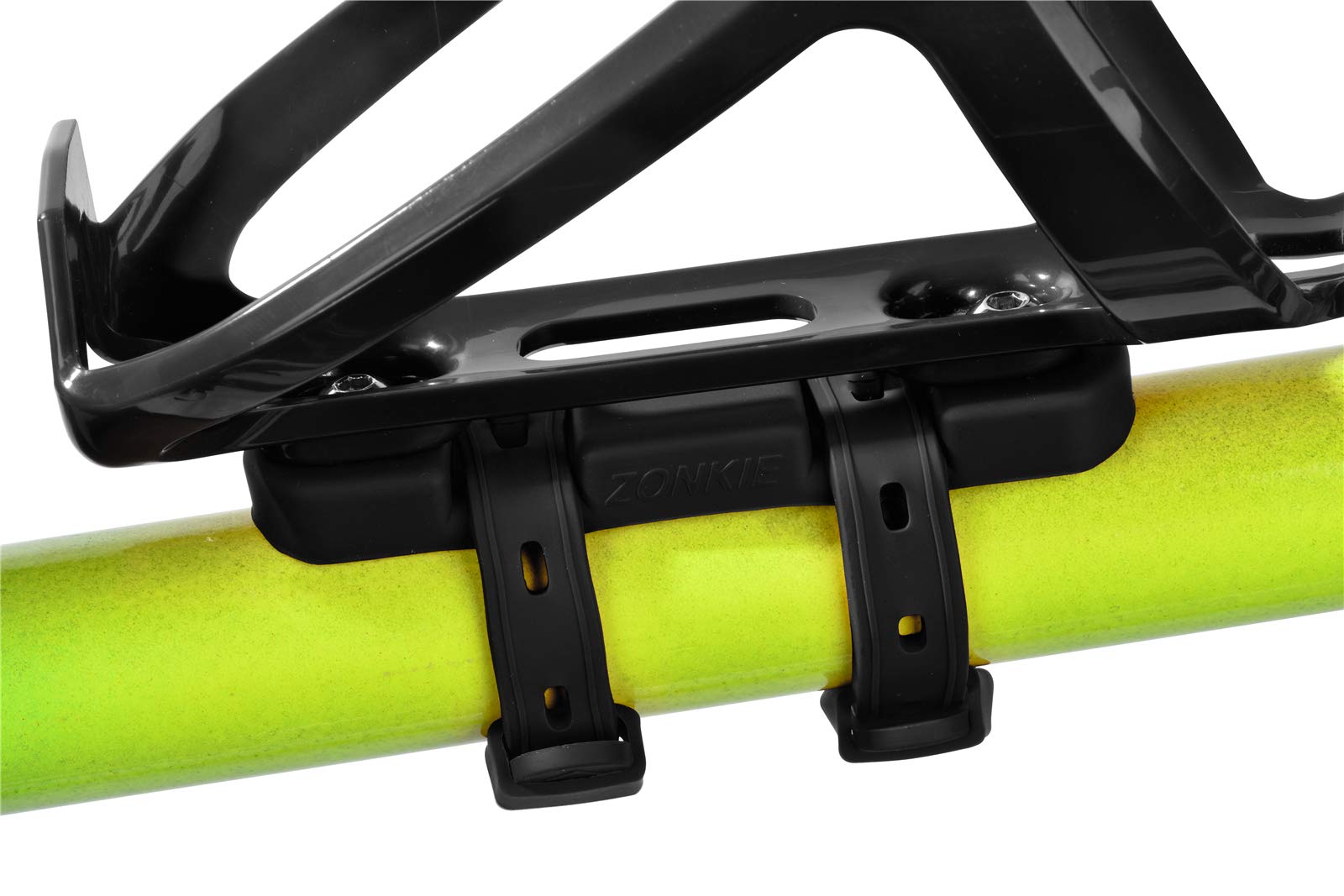 Porte-Bouteille de vélo en Plastique avec Base de Montage pour Cage (Noir)