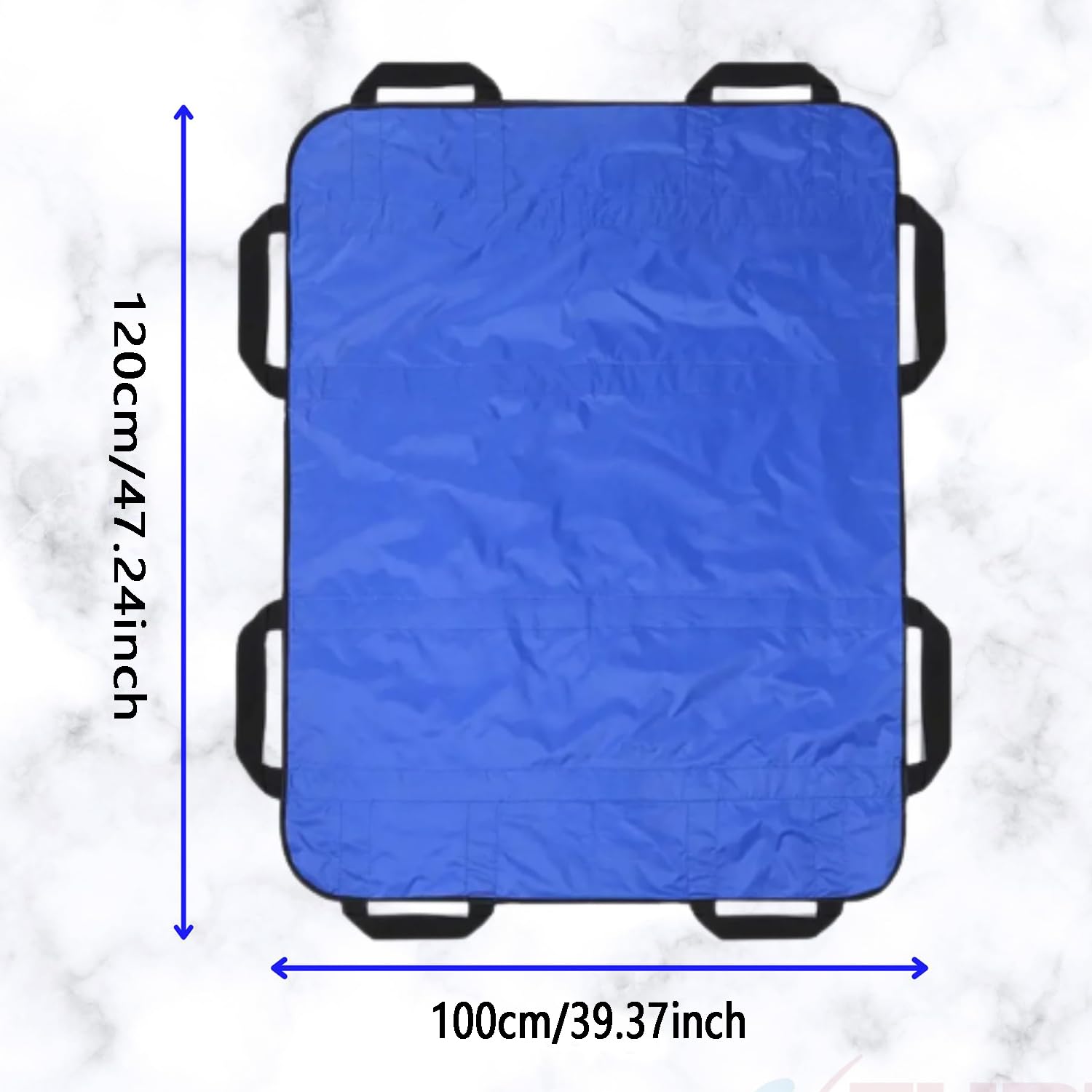 Tabla De Transferencia De Pacientes, Sábana Deslizante Para Pacientes, Tabla De Transferencia De Pacientes Reutilizable Lavable, Manta De Transferencia Para Mover y Levantar Pacientes (azul)