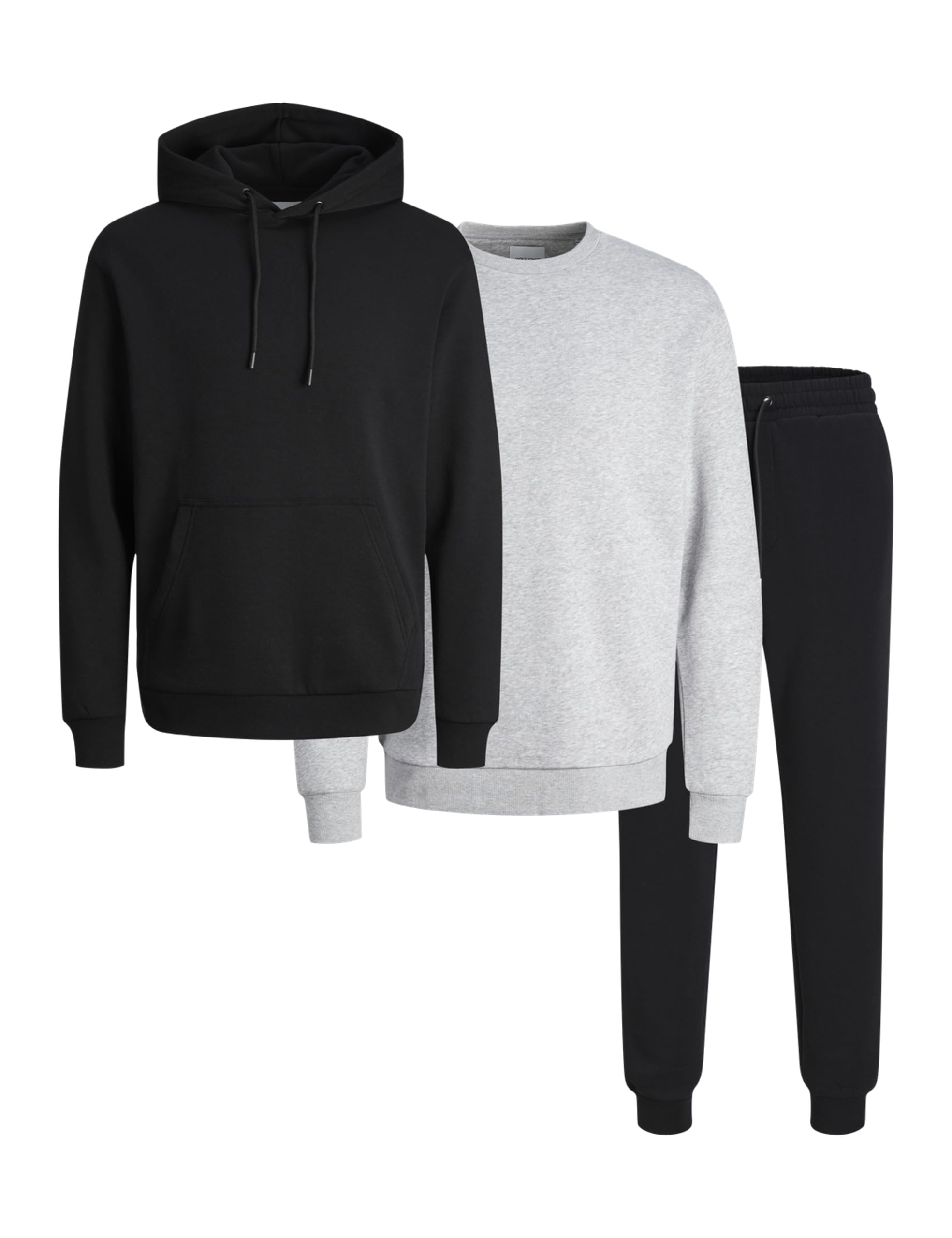 JACK & JONES Herren Jjebradley Sweat Triple Set Mp (3er Pack)
