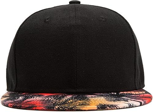 Miniatura 4 de Quanhaigou Gorra de béisbol ajustable para hombres y mujeres, unisex, estilo hip hop, gorra de béisbol con visera plana, sombreros para papá