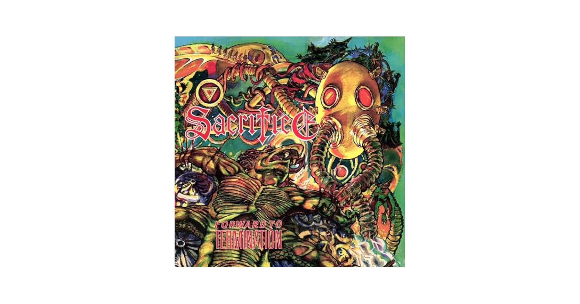 欧LP Sacrifice Forward To Termination HRR871 High Roller Records 未開封 /00260 Sacrifice – Forward To Termination – Vinyl (Poison Green, LP