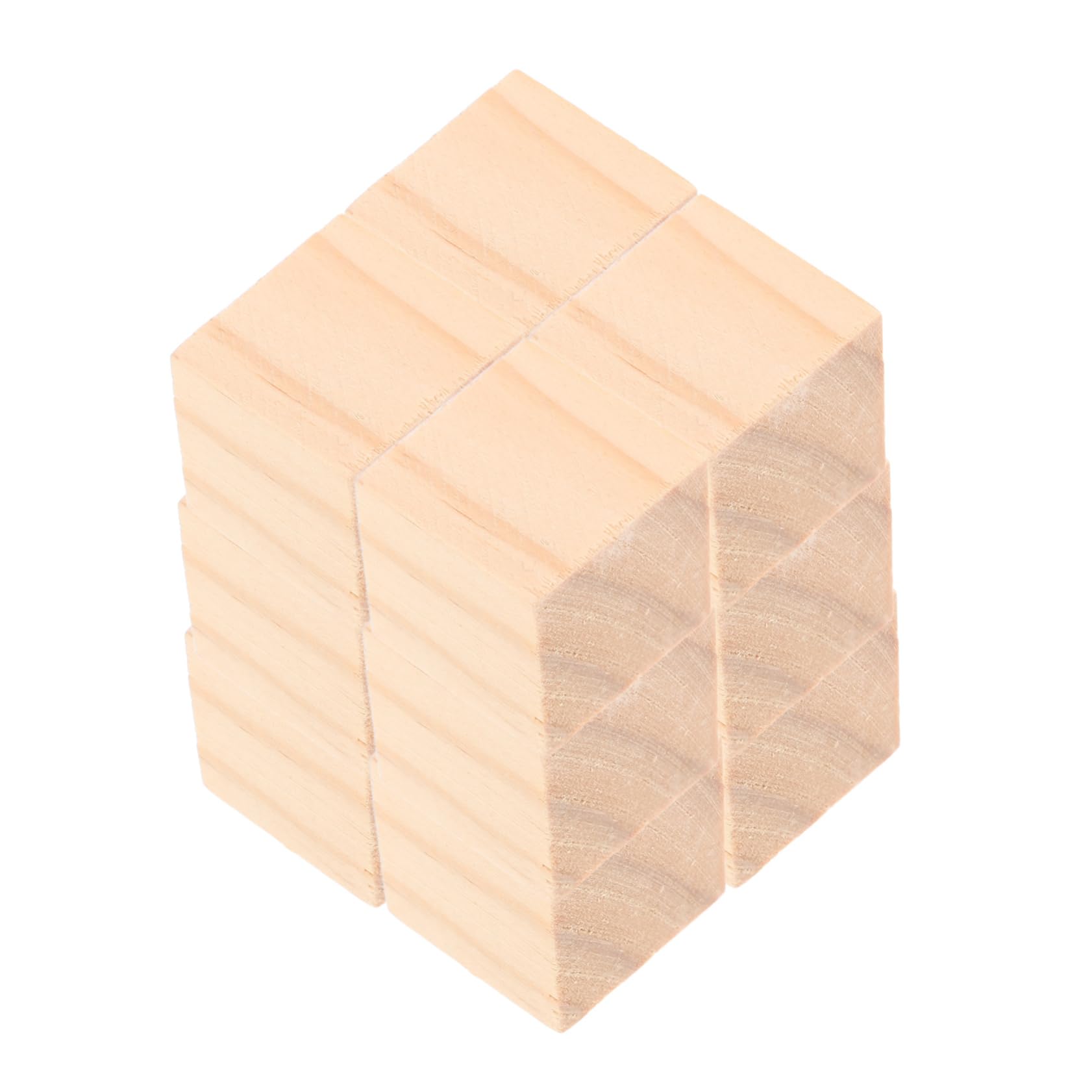 Cubes bois brut naturel Veemoon : blocs carrés de haute précision pour création