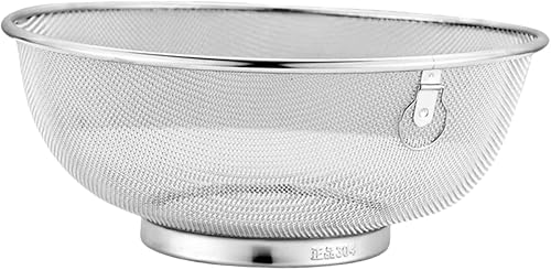 Colador de malla de cocina de acero inoxidable para freír filtro de queso colador para cocina colador de acero