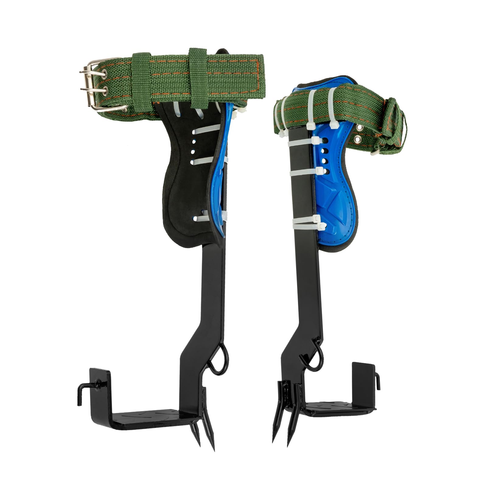 Kit d'équipement d'escalade pour arbres, 1 paire de crampons forestiers, crampons d'arbre, pointes, outils d'escalade avec bande de sécurité DHL pour l'escalade des arbres, l'élagage en hauteur, la