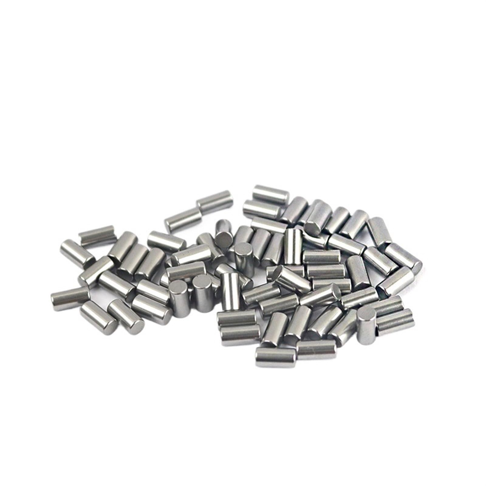 Rodamiento de agujas de acero, pasador de localización, rodillo cilíndrico 2,4 * 4 5 8 9 10 12 13 16 24/2,1 * 10/1,95 * 7 10 12/2 * 33 3,5 6,2(2.4X12mm 100PCS)