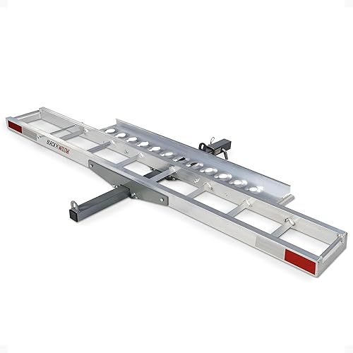 Porta bicicletamotocicleta Black Widow amc-400gancho montado deportivo