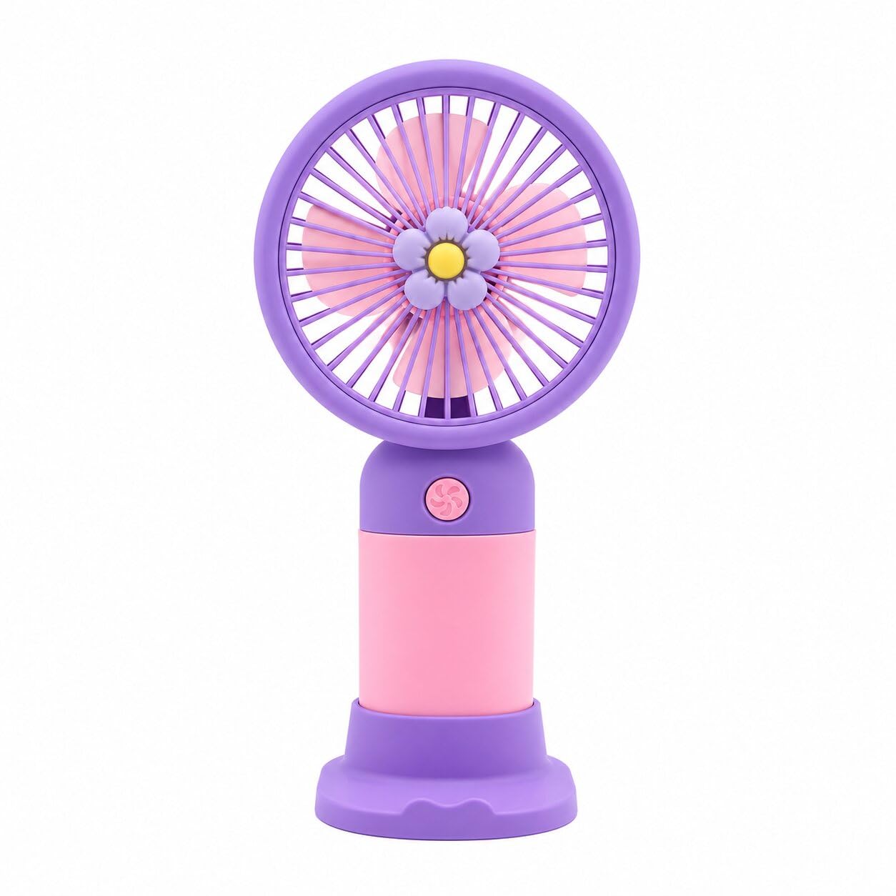 INVICTO Portable Rechargeable Mini Fan | 400mAh USB Handheld Small Fan with 3 Speed Modes | Silent Personal Cooling Fan for Travel, Office, Makeup, Kitchen & Outdoor Use MULTICOLOR-image-44