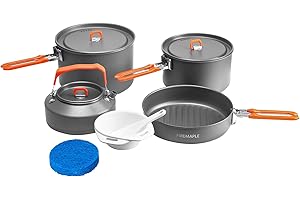 Fire-Maple Feast Backpacking Pots and Pans Set