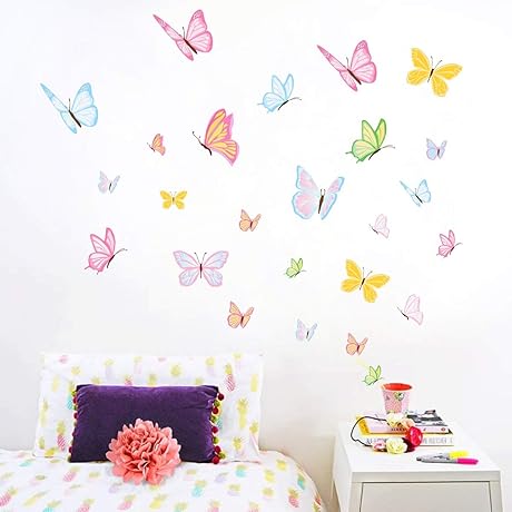 Brighten Up Your Space with Enchanting Butterfly Wall Decals