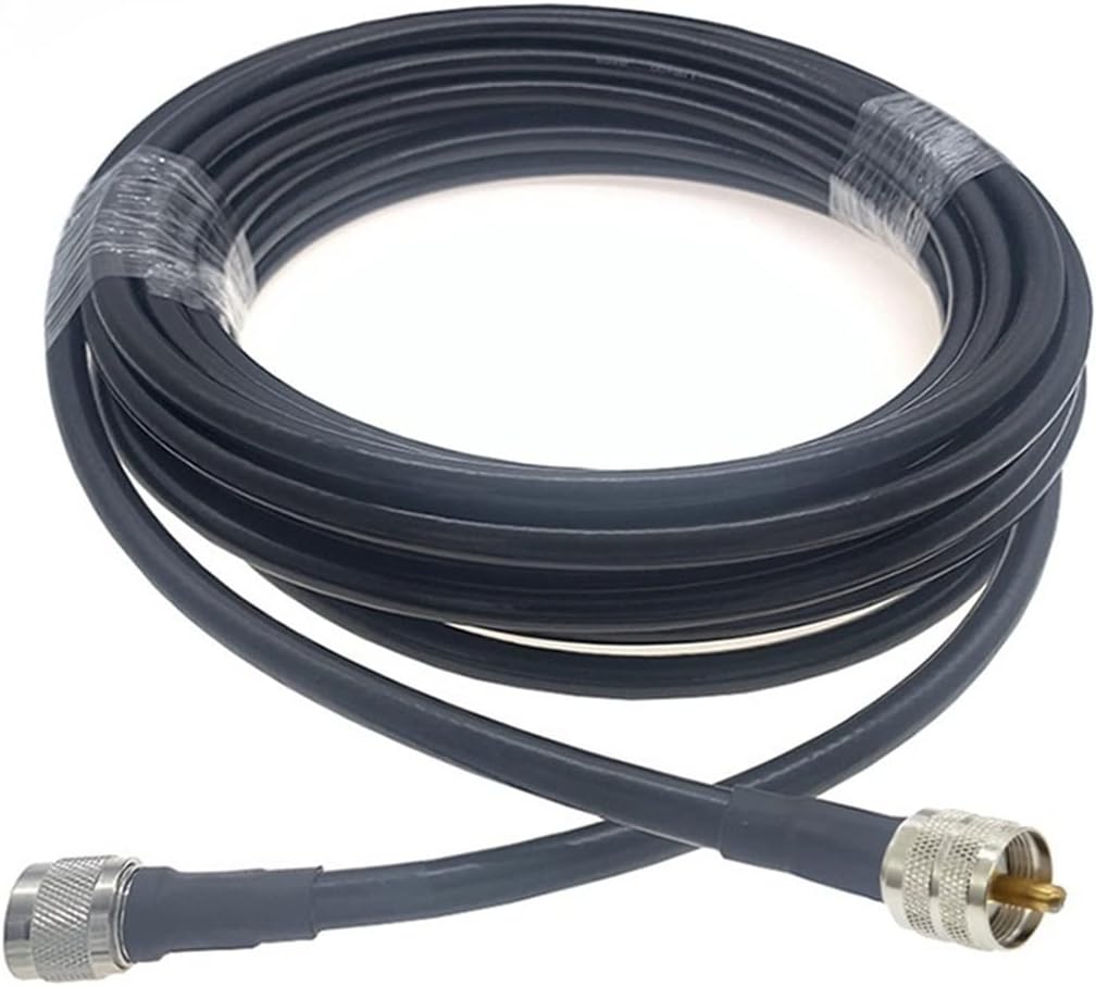 TRUSTTWO LMR400ケーブルUHF雄型PL259プラグT型オスプラグ50オーム低損失ピグテールジャンパーWiFiラジオアン