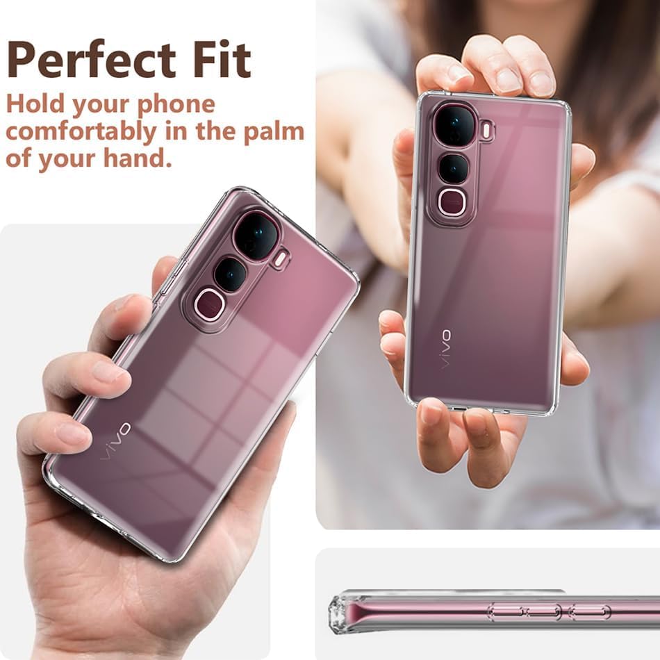 XIVY Crystal Clear Case for Vivo Y400 Pro Yellow - Image 2