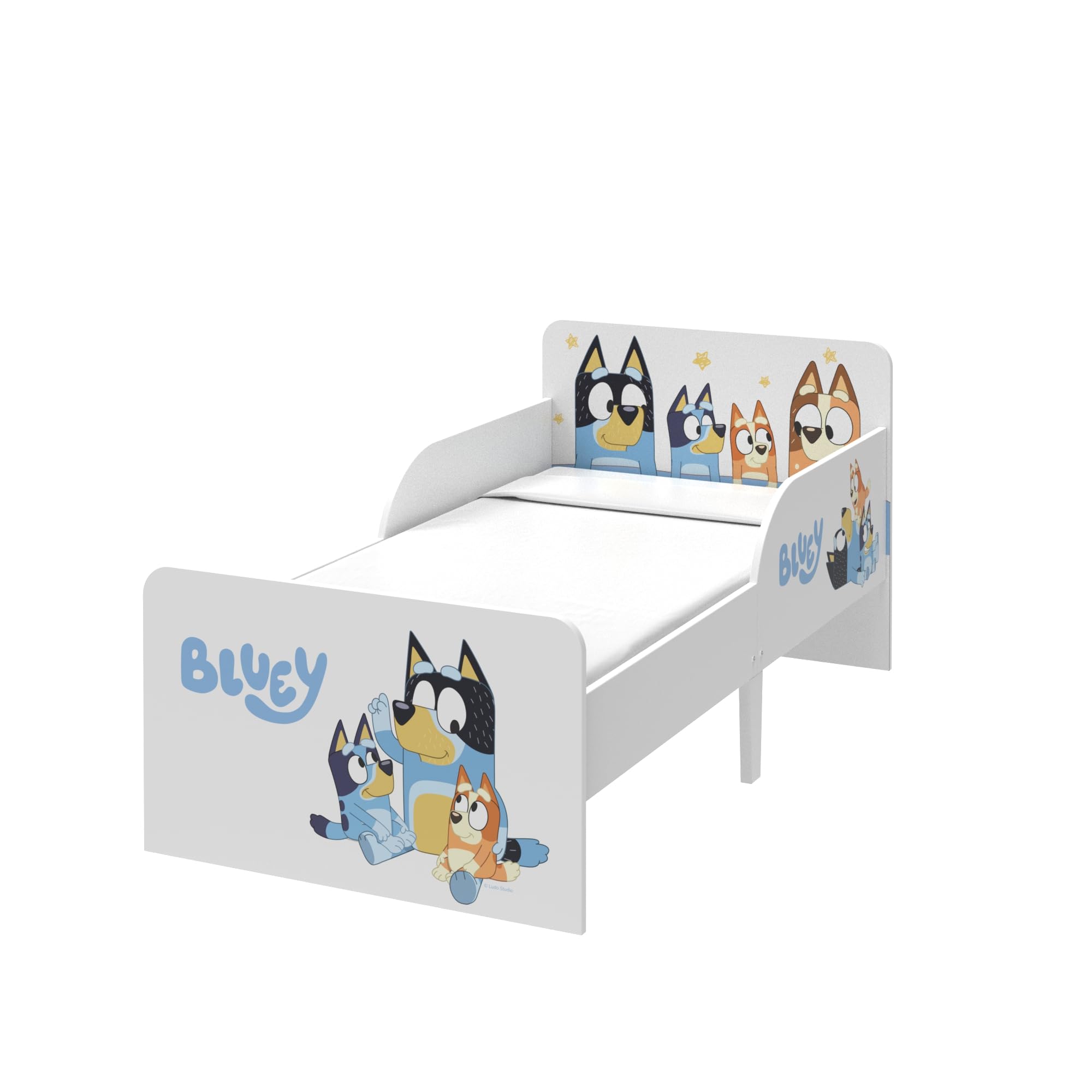 BlueY Lettino per Bambini con sponde in Legno, 70x140cm materasso non incluso
