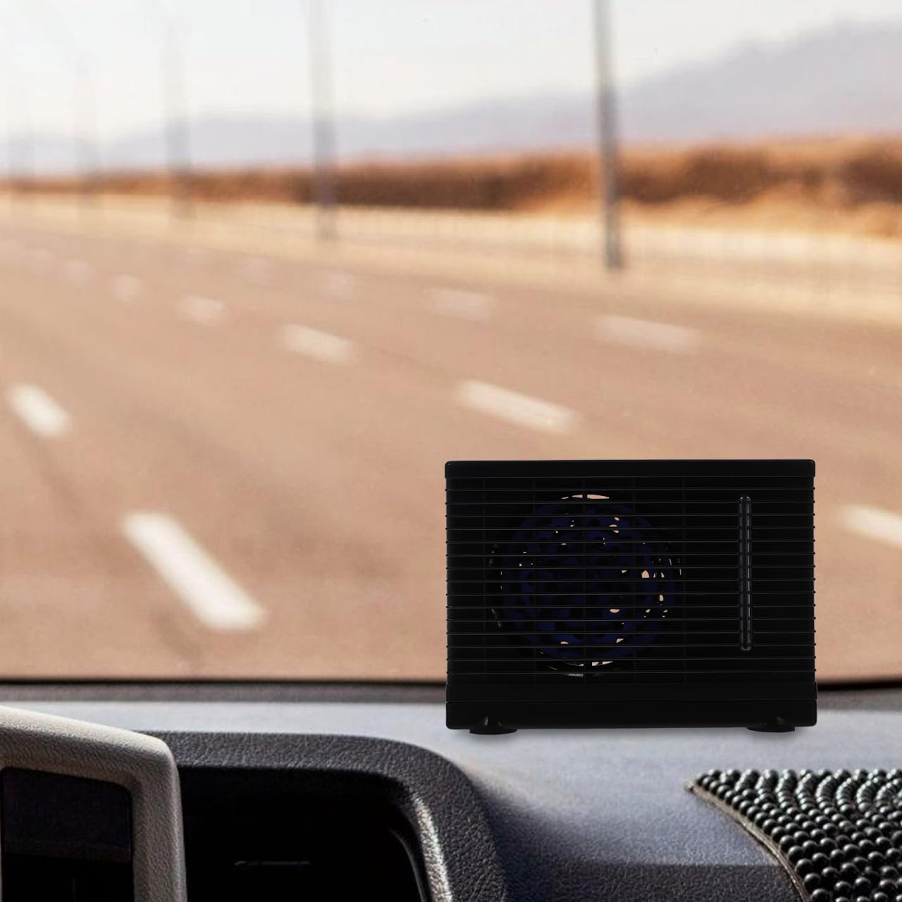 SOLUSTRE Mini Condizionatore Portatile 12V Per Auto, Ventilatore Di Raffreddamento Silenzioso Con Adattatore Per Sigaretta, Ideale Per Auto, Casa, Ufficio E Campeggio