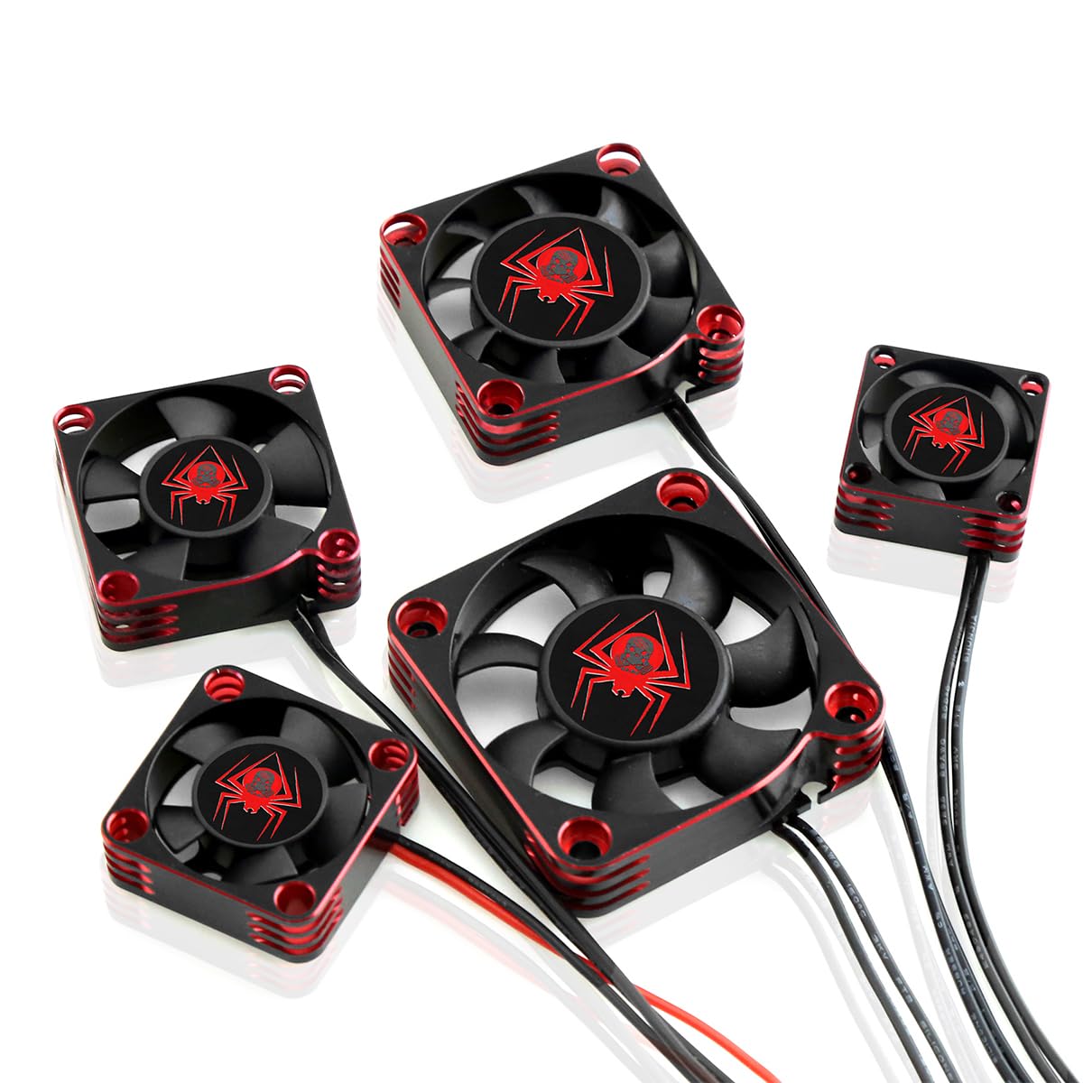 Amazon.co.jp: WLYEJEA メタルRCモーター冷却ファン 25mm RC