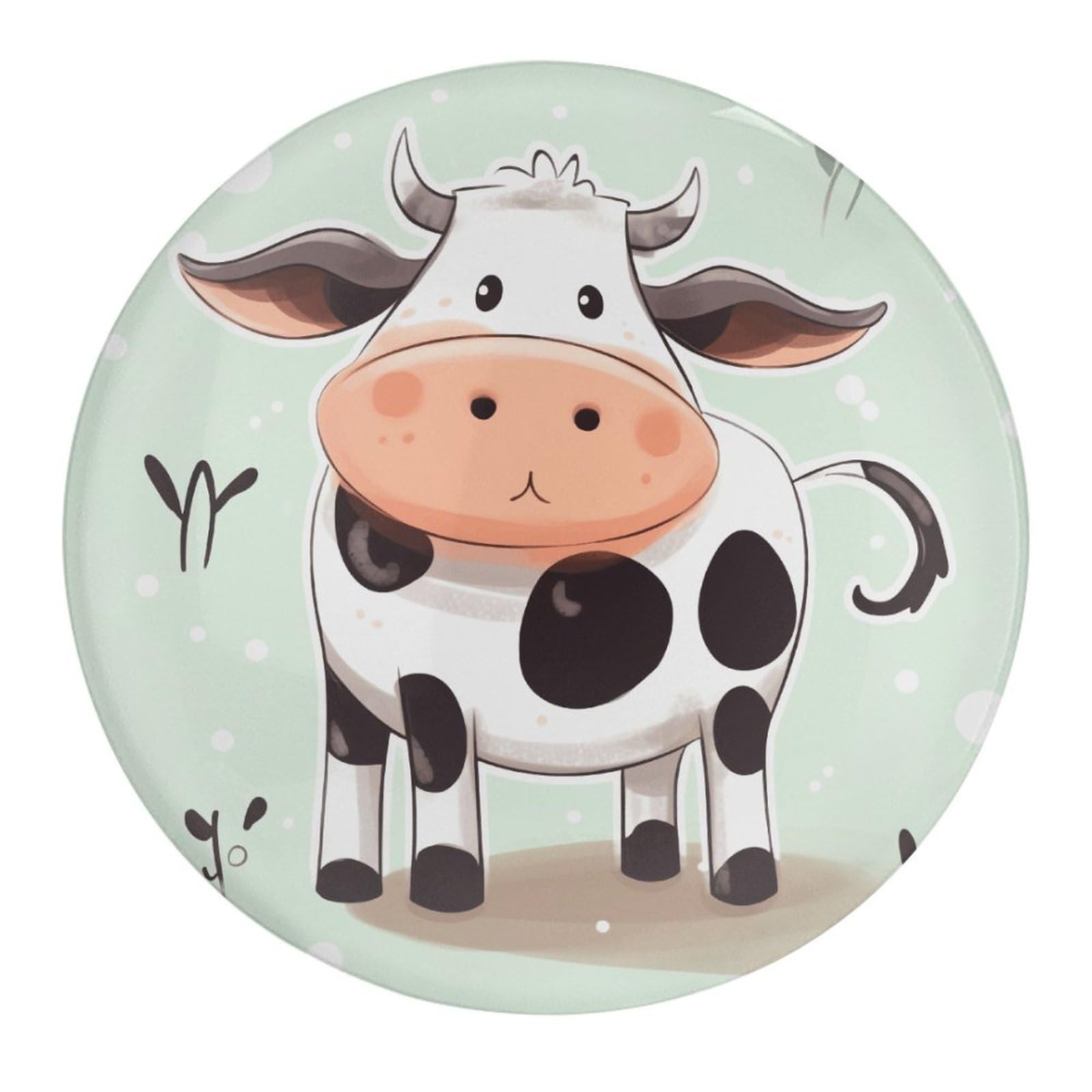 Fekiloot Style Cute Cow Polka Dot Refrigerator Magnet Fridge Magnet1 Pcs