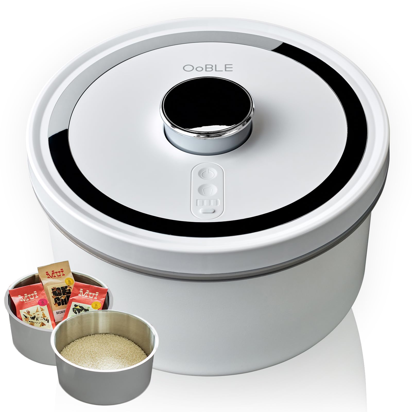 Amazon｜OoBLE(オーブル) 正規品 真空保存容器 米びつ 密閉容器 お米