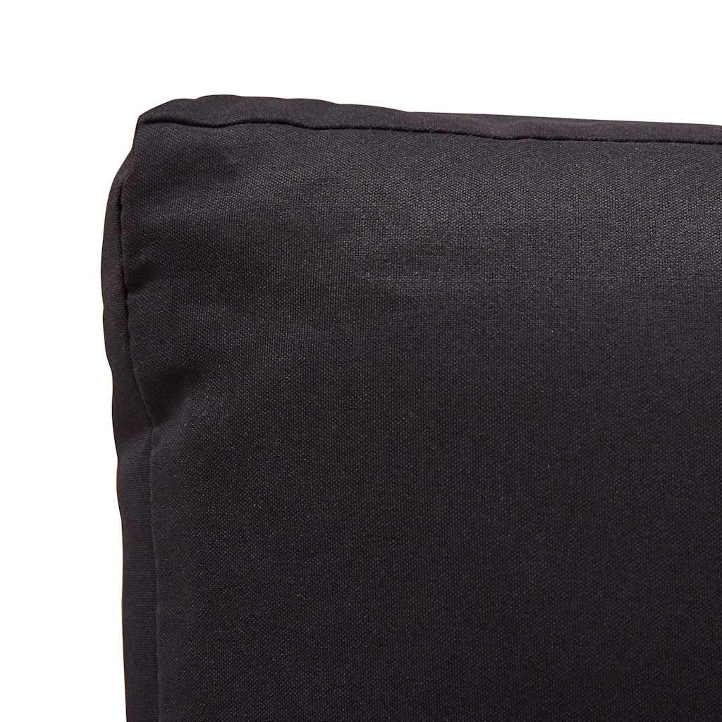 vidaXL Sofá de Jardín 2 Plazas y Cojines Asiento Patio Piscina Balcón Tumbona Salón al Aire Libre Exterior Cómodo Ratán Sintético Negro 124 cm