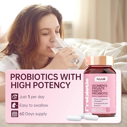 Miniatura 7 de Probiótico vaginal con prebióticos y mezcla de probióticos Lactobacillus pH equilibrado, probióticos vaginales para mujeres que promueven el olor