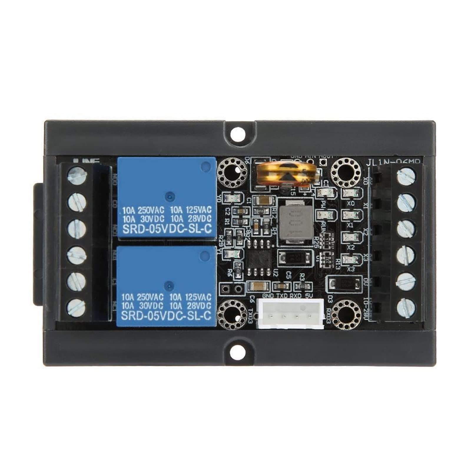 Placa de Control Industrial PLC FX1N-06MR módulo de retardo de relé programable con carcasa 1 Uds