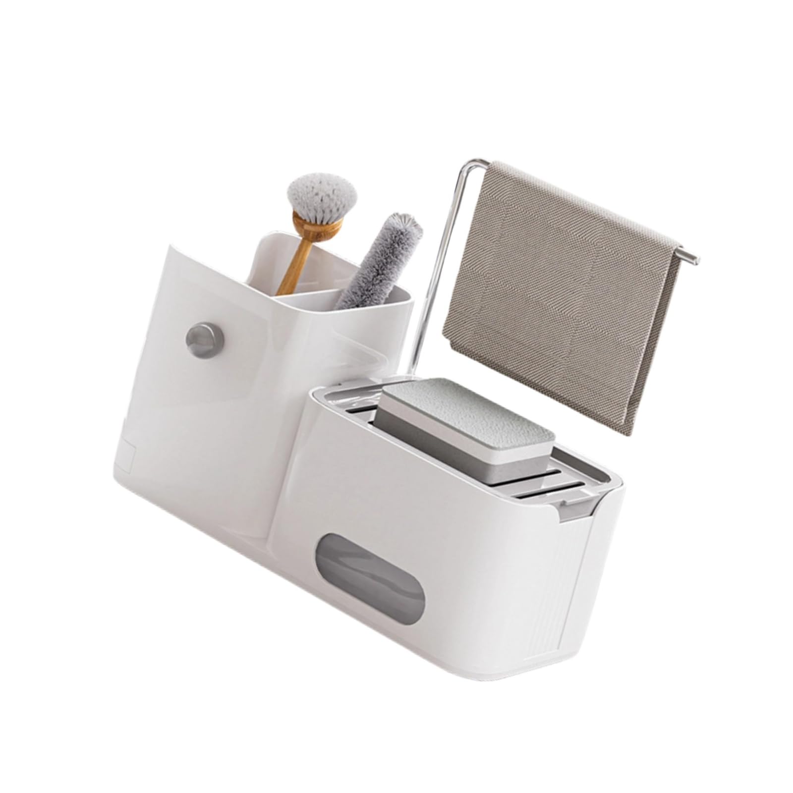 Liquid Soap Container for Home Restaurant Sink Essential Innovative Draining Kitchen Dispenser