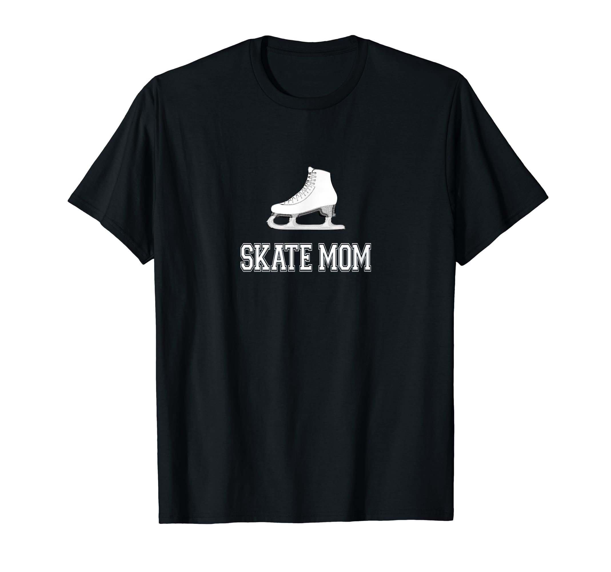 Skate Mom Figure Skating T Shirt Mother of Ice Skaters