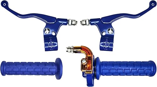 cyclingcolors Motorrad Lenkergriffe Set Moped Roller Gasgriff Brems-/Kupplungshe